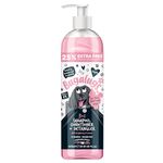 BUGALUGS Dog Shampoo 3 in 1 shampoo, Conditioner & Detangler - Raspberry & Lemon dog perfume grooming products for smelly dogs, best dog coat puppy shampoo, pet accessories