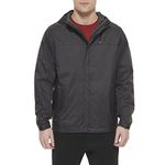Tommy Hilfiger Men's Waterproof Breathable Hooded Jacket, Large, Black