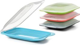 TATAY Set of 4 Sausage and Food Holders Fresh Mini, BPA Free, Reusable, Stackable, Dishwasher and Microwave Safe, Assorted Colour. Sizes 12 x 3,1 x 18 cm,1181402