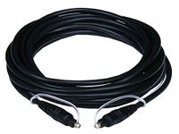 Monoprice 106273 15-Feet Optical Toslink with 5.0-Meters Outside Diameter Audio Cable