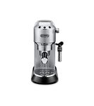 DeLonghi EC685.M |Dedica Style| Pump Espresso Coffee Machine | Espresso, Cappuccino, Latte & More Recipe Options | 15 Bar Pressure | 1350 W | Free Demo & Installation (Metal)