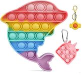 FunBlast 3 in 1 Pop It Fidget Toy, Real Silicone Pop it Fidget Toy, Pop It Fidget Toy (Multicolor)