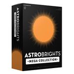 Astrobrights Mega Collection, Colored Paper, Bright Orange, 625 Sheets, 24 lb/89 gsm, 8.5" x 11" - MORE SHEETS! (91619), Ream