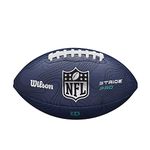 WILSON NFL Stride Pro Eco Football - Navy, Official Size