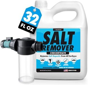 Durabasics Salt Remover Concentrate Kit - Salt Gone - Ultimate Boat Salt Remover & Marine Engine Flush - 32 OZ with Hose Applicator - Perfect for Outboard Motor Flush & Washing Salt Deposits Away