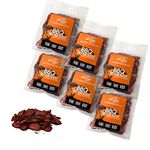 THE BILTONG SHOP - 6 x 68g Bags BBQ Flavour British Beef Biltong Slices. High Protein Savoury Low Carb Snack