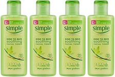 Simple Soothing Facial Toner, for Naturally Healthy Looking Skin, 6.76 Ounce (Pack of 4)