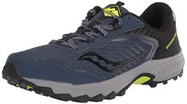 Saucony mens Excursion Tr15 Trail Running Shoe, Space/Alloy, 9.5 US