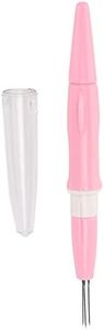 Needle Felting Tools, Pen Style Needle Felting Tool with 3 Needles Wool Needle Felting Accessories Wool Felting Tool for Beginner Professional Patchwork Embroidery Crafts Making Felt Patterns