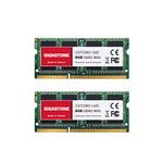 【DDR3 RAM】 Gigastone Laptop RAM 16GB (2x8GB) DDR3 16GB DDR3-1600MHz PC3-12800 CL11 1.35V 204 Pin Unbuffered Non ECC SODIMM for Notebook Laptop Memory Module (Laptop ONLY)