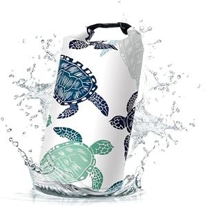 Cliduli Waterproof Dry Bag,Roll Top Sea Turtle Small Waterproof Backpack 2L/5L/10L/20L/30L/40L Floating and Lightweight Bags for Kayaking, Boating, Fishing, Swimming and Camping