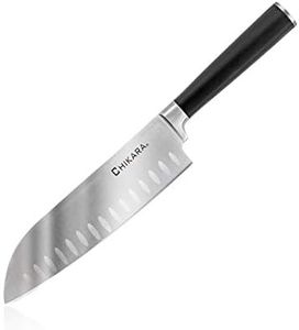 Ginsu Gourmet Chikara Series Forged 420J Japanese Stainless Steel 7-Inch Santoku Knife, 07141DS