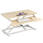 SYGA Height Adjustable Standing Table Computer Lifting Laptop Desk Converter Desk Lifting Legs 80 X 40 X 15 CM (Wood)