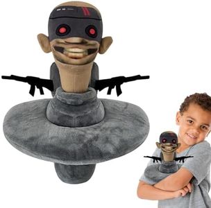 POPOYU Figuras de baño OVNI, Skibidi WC Figuras de peluche Skibidi Aseos Figuras Anime Almohada Relleno Cumpleaños Infantiles