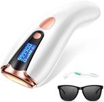 IPL Hair Removal Device for Women and Men, at Home Permanent Hair Remover Machine,Upgraded to 999,900 Flashes, Laser Hair Removal for Facial Legs Arms Bikini Line Whole Body, Corded