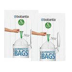 Brabantia Garbage Bag Dispenser Package 2330 Liters, 40 Pieces (2 Pack)