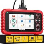 LAUNCH CRP123X OBD2 Scanner for Engine Transmission ABS SRS Diagnostics with SAS Calibration/Throttle Reset/Oil Reset, Battery Test, Free Update