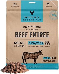 Vital Essentials® Freeze-Dried Raw Beef Entree & Mixer Dog Food Crunchy Mini Nibs, 25 oz
