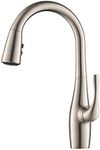 Kraus KPF-1670SFS Esina Single Handle Pull Down Kitchen Faucet with Dual Function Sprayhead, Stainless Steel