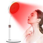 Red Light Lamp, 100 PCS 3-In-1 Chip Designed LEDs Infrared Light Lamp with Base,Red Light Lamp with Timer