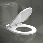 Wassmist Toilet Seat Cover Set (Soft Close) Durable Toilet Seat Cover | Fits Most Standard EWC Commodes | Premium Finish