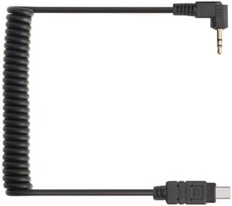 FocusFoto 2.5mm DC Adapter Cable to S2 Shutter Connecting Cord for Sony A9 A99 A7 A7M2 A7R2 A7II A7III A7RIII A7SIII A5000 A6000 A6300 A6500 A6600 A58 NEX-3NL HX60 HX300 HX400 HX50V RX100III Camera