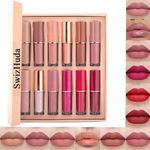 Swizhuda Lipstick Set of 12 Matte Velvet Mini Liquid Lipstick Set for Women