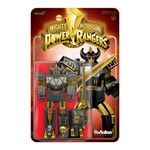 Super7 Mighty Morphin Power Rangers Megazord (Black and Gold) - 6" Power Rangers Action Figure Classic TV Show Collectibles and Retro Toys