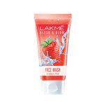 LAKMÉ Blush & Glow Strawberry Freshness Gel Face Wash with Strawberry Extracts, 150 g