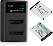 FirstPower NP-45/NP-45A/NP-45S Battery (X2) and Dual Charger for Fujifilm INSTAX Mini 90 Fuji FinePix XP140 XP130 XP120 XP90 XP80 XP70 XP60 XP30 XP20 T560 T550 T510 T500 T400 T360