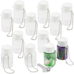 Mini Sand Art Bottle Key Chains - Crafts for Kids and Fun Home Activities