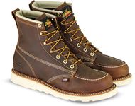 Thorogood Mens 6" Inch Moc Toe Safety Toe Leather Crazyhorse Boots 8.5 UK