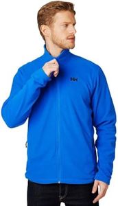 Helly Hansen Men's Daybreaker Full Zip Fleece Jacket, 639 Electric Blue, Large, 639 Electric Blue, Large