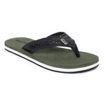 PARAGON Eeken EFBGO2408 Men Lightweight Flip Flops | Comfortable Everyday Flip Flops with Durable Anti-Skid Sole, Cushioned Footbed & Sturdy Build for Outdoor Use Olive