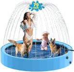 Raxurt Dog Pool with Sprinkler, 79'