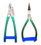 Paradise Tools (India)® Silk Thread Jewellery Making Pliers Combo Flat, Round Nose and Side Cutter Plier (Round Nose+Kadicut)