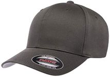 Flexfit XXL Men's Athletic Baseball Fitted Cap, Dark Grey, Dark Grey, XX-Large