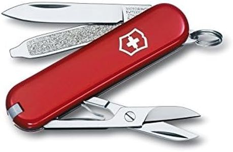 Victorinox Swiss Army Pocket Knife Classic SD with 7 Functions, Red, Blister Pack Packaging