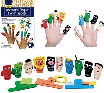 Passover Finger Puppets 10 Plagues By Rite Lite | Pesach Seder Gifts Fun Jewish Holiday Party Decor Storytelling Playful Learning Goodie Bag Favors!