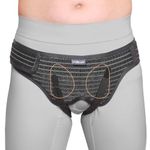 Willcom Hernia Belt for Men and Women, Hernia Support Truss for Double Inguinal, Pain Relief Recovery, Adjustable Waist Strap with 2 Removable Medical Compression Pads(Large, 40-45'')