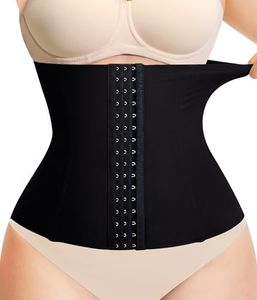 Nebility Maternity Belly Band Postpartum Recovery Belt Waist Trainer Abdominal Wrap C-section Postnatal Girdle (L, Black)