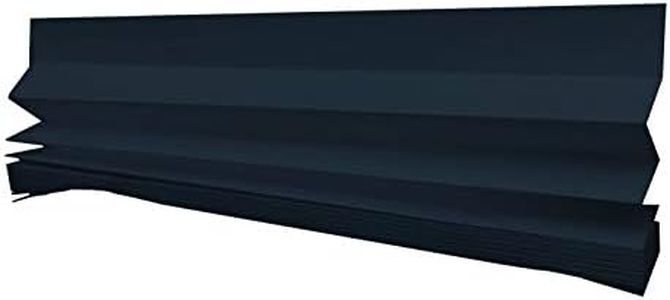 Temposhade 6-Pack - Black (110g sqm) *91.4cm WIDER BLIND* BLACKOUT - Stick Up - No Screws - Temporary Paper Blind