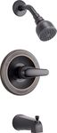 Peerless Single-Handle Tub and Shower Faucet Trim Kit with Single-Spray Touch-Clean Shower Head, Oil-Rubbed Bronze PTT188750-OB (Valve Not Included)