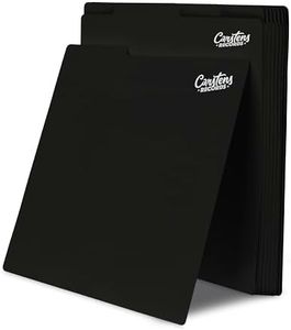 Carstens Records Heavy Duty Vinyl Album Dividers | 12" LP Separators with Tabs | Made in The USA | Music Organizer Tabs for Collectors