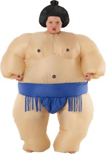 Morph Blue Sumo Wrestler Inflatable Costume for Kids Inflatable Costume Sumo Wrestling Suit for Kids Halloween Costume Kids