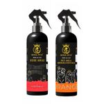 Royal Pets Stay away Spray with Pet Area Odour control spray for Dog and Cat | Dog Repellent Spray | Urine and Bad Smell Remover | Pet Area Freshener | Each of 250ml (orange)