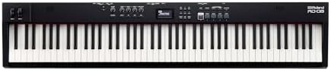 Roland RD-08 Stage Piano | Authentic RD Sound & Playability | Streamlined Design | 88-Note Weighted Action PHA-4 Keyboard | Expandable Features | +3,000 Built-in Sounds