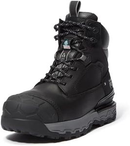 Timberland PRO Men's CSA Boondock Ultralight 6 Inch Composite Safety Toe Puncture Resistant Waterproof Industrial Work Boots, Black/Grey, 13 Wide