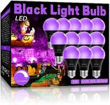 Wiyifada LED Black Light Bulbs 12 P