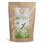 Ekopura Organic Whey Protein 500g | 80% Protein | Hormone Free, GMO-Free, Soy-Free, Additive Free, No Added Sugars | Promotes Muscle Growth, Recovery, Retention | Plain Flavored | Certified Organic